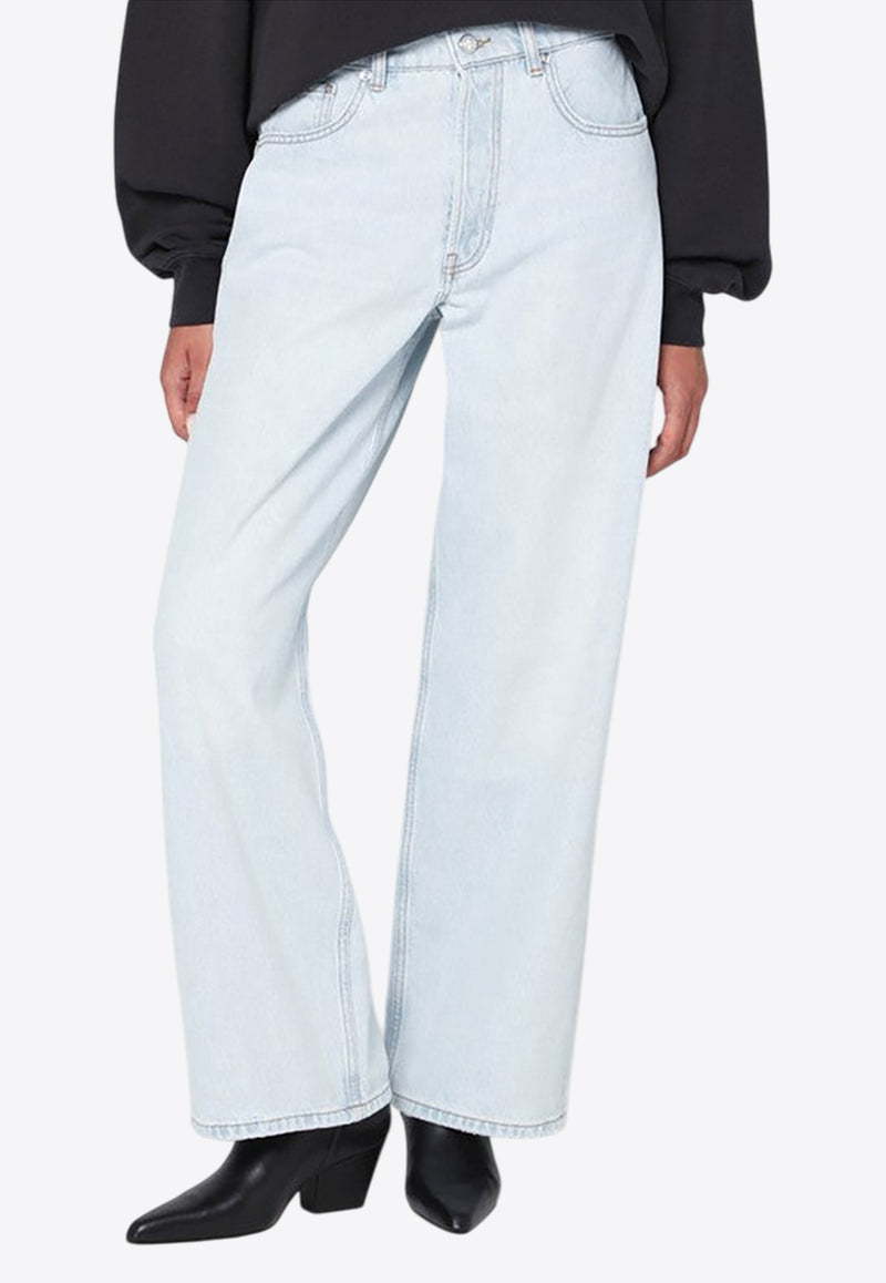Anine Bing Manon Washed Wide-Leg Jeans Blue A-06-10584DE/R_ANINE-WHD45