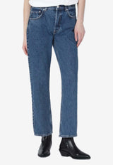 Anine Bing Kate Straight-Leg Jeans Blue A-06-11157CO/S_ANINE-WHD36