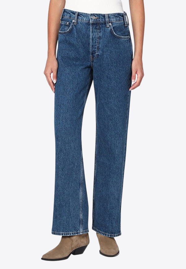 Anine Bing Roy 31 Straight-Leg Jeans Blue A-06-11432DE_ANINE-WHD36