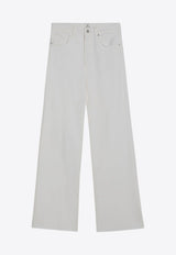 Anine Bing Hugh Wide-Leg Jeans White A-06-7135DE/Q_ANINE-170