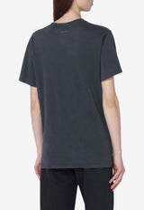 Anine Bing Lili Graphic Print Washed T-shirt Black A-08-11713CO/S_ANINE-WBL1