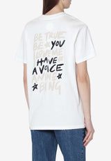 Anine Bing Walker Printed T-shirt White A-08-12056CO/S_ANINE-IVY1