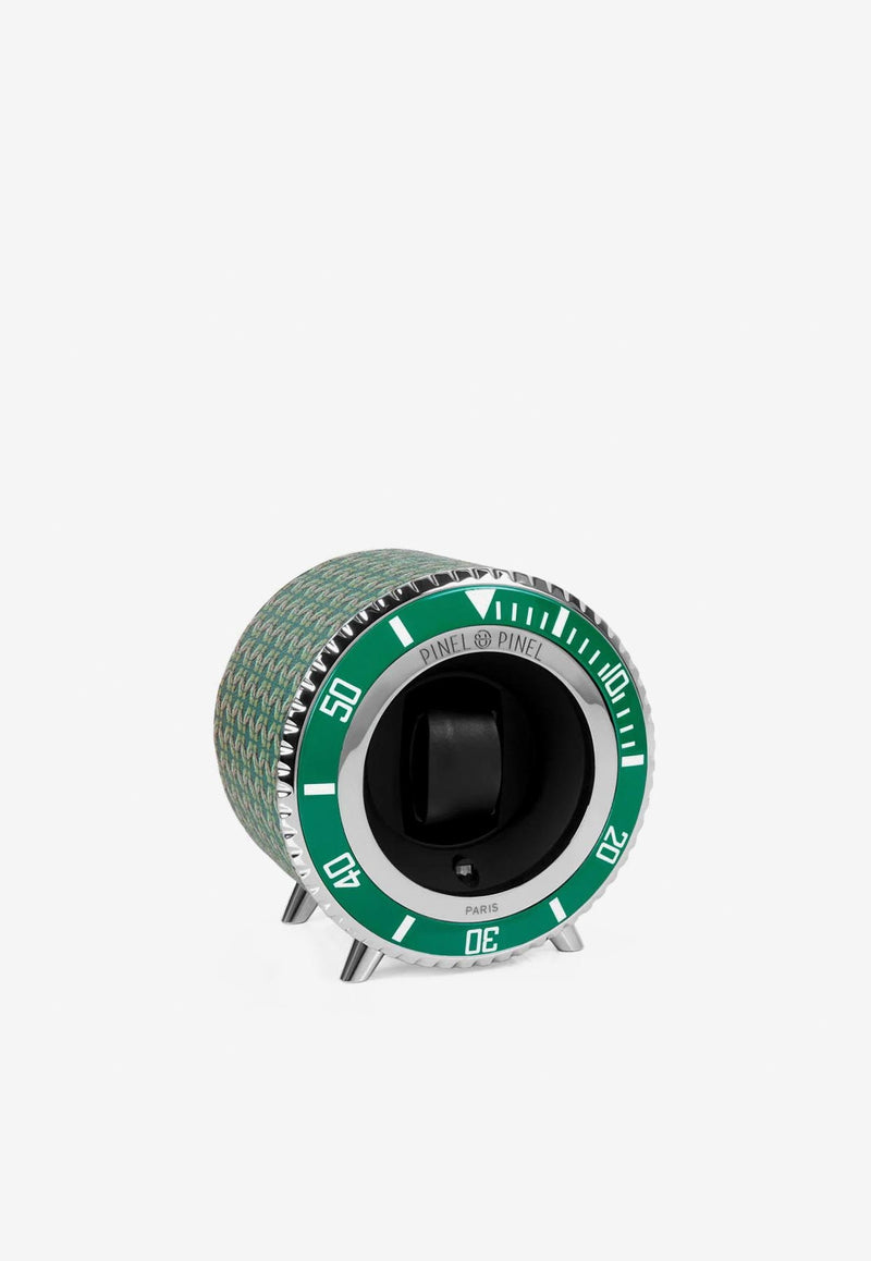 PINEL et PINEL Twin Sub Watch Winder Green A-19-04158_GREEN