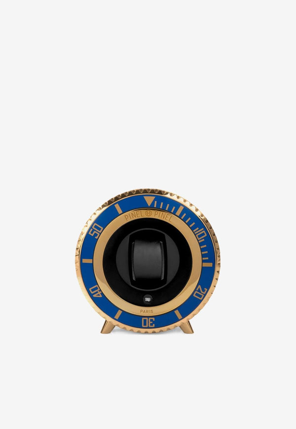 PINEL et PINEL Twin Sub Watch Winder Blue A-19-04163_BLUE