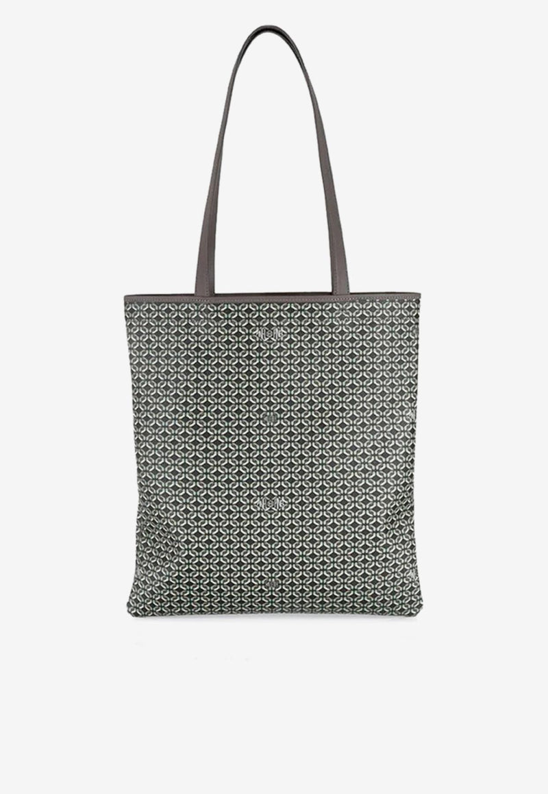 PINEL et PINEL Todd Coated Canvas Monogram Tote Bag Black A-19-04190_BLACK