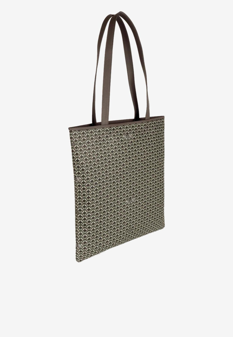 PINEL et PINEL Todd Coated Canvas Monogram Tote Bag Black A-19-04190_BLACK