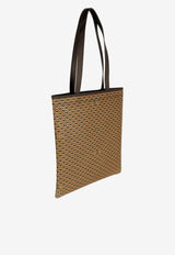 PINEL et PINEL Todd Coated Canvas Monogram Tote Bag Brown A-19-04191_BROWN