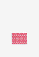 PINEL et PINEL Pop 3C Coated Canvas Monogram Cardholder Pink A-20-05311_PINK