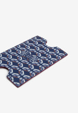 PINEL et PINEL Hublot Coated Canvas Monogram Cardholder Blue A-20-05545_BLUE