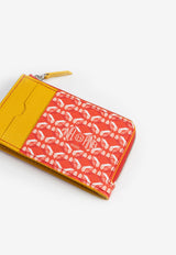 PINEL et PINEL One Coated Canvas Monogram Coin Purse Red A-21-05779_RED