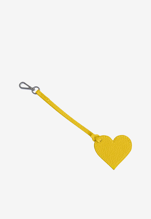 PINEL et PINEL Love Me Coated Canvas Monogram Key-Ring Black A-21-05810_BLACK