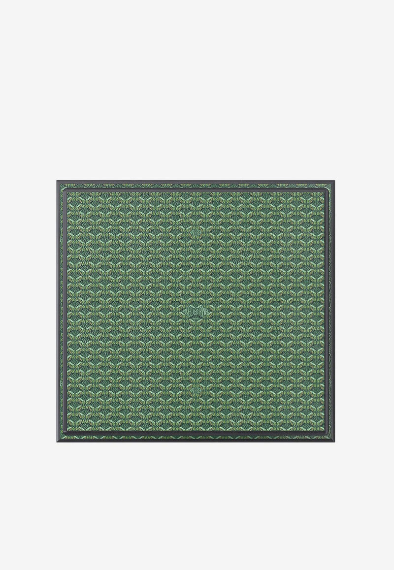 PINEL et PINEL Logo Monogram Cigar Humidor Emerald A-21-05963_EMERALD