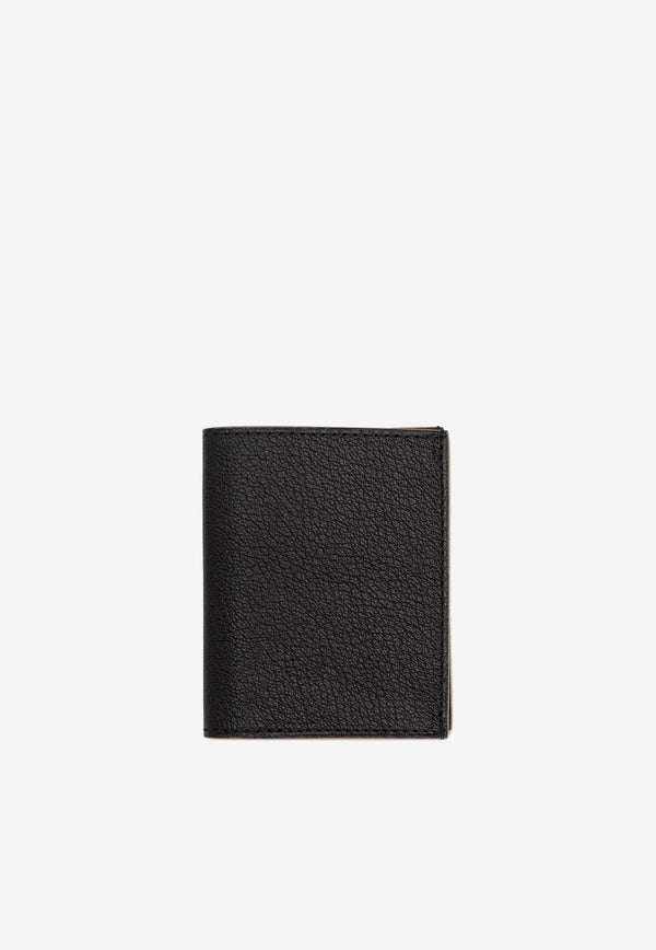 PINEL et PINEL Pipo 2C Grained Leather Cardholder Black A-22-06467_BLACK
