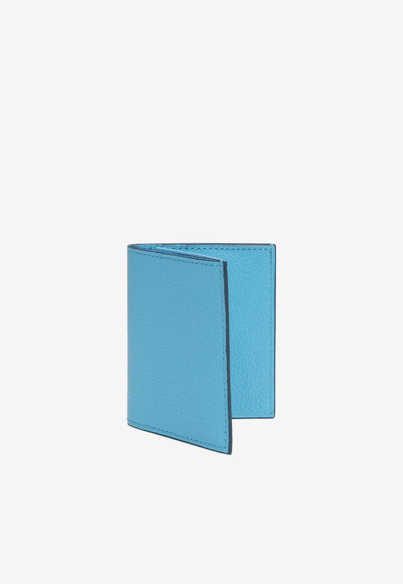 PINEL et PINEL Pipo 2C Grained Leather Cardholder Light Blue A-22-06471_LIGHT BLUE