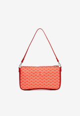 PINEL et PINEL Noemie Coated Canvas Shoulder Bag Red A-22-06495_RED