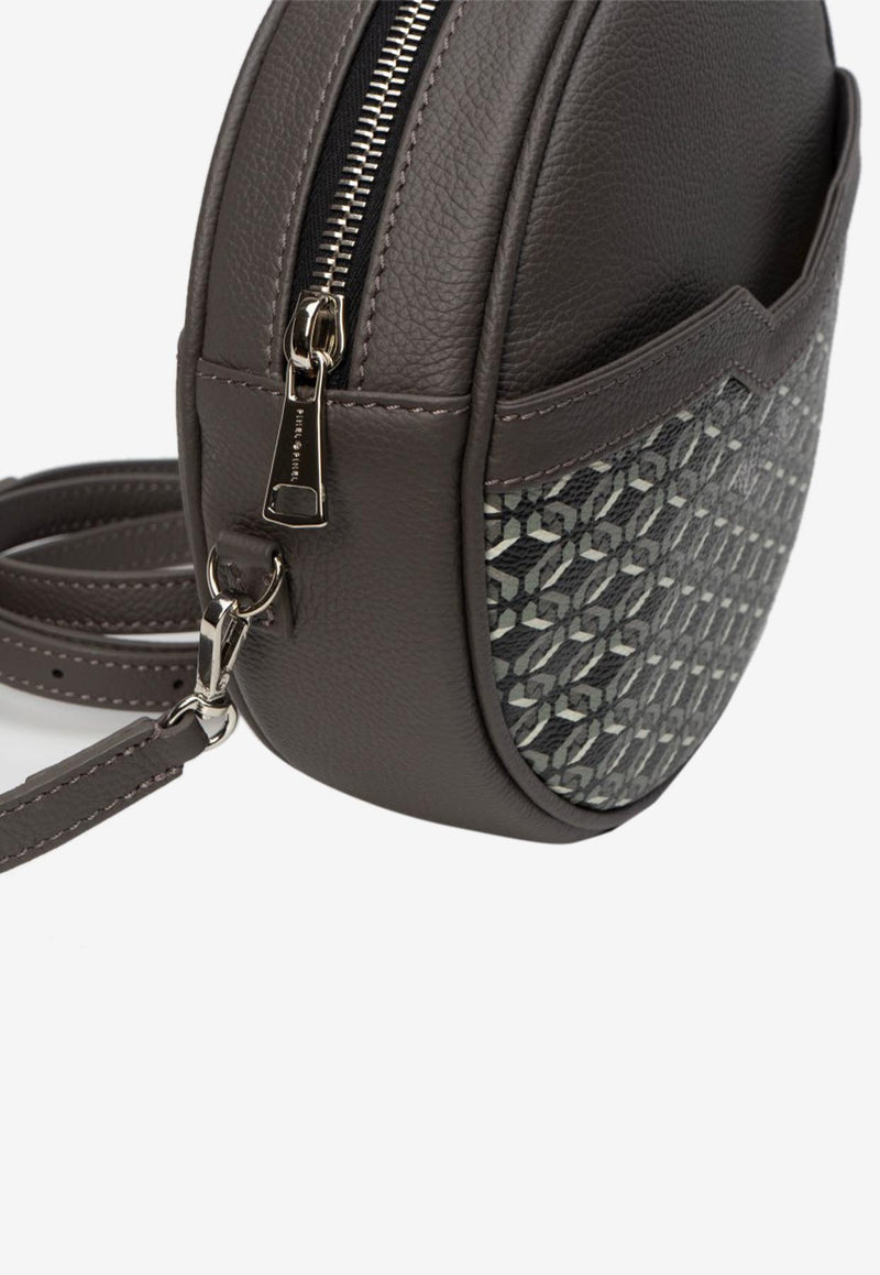 PINEL et PINEL Gloria Coated Canvas Shoulder Bag Black A-22-06533_BLACK