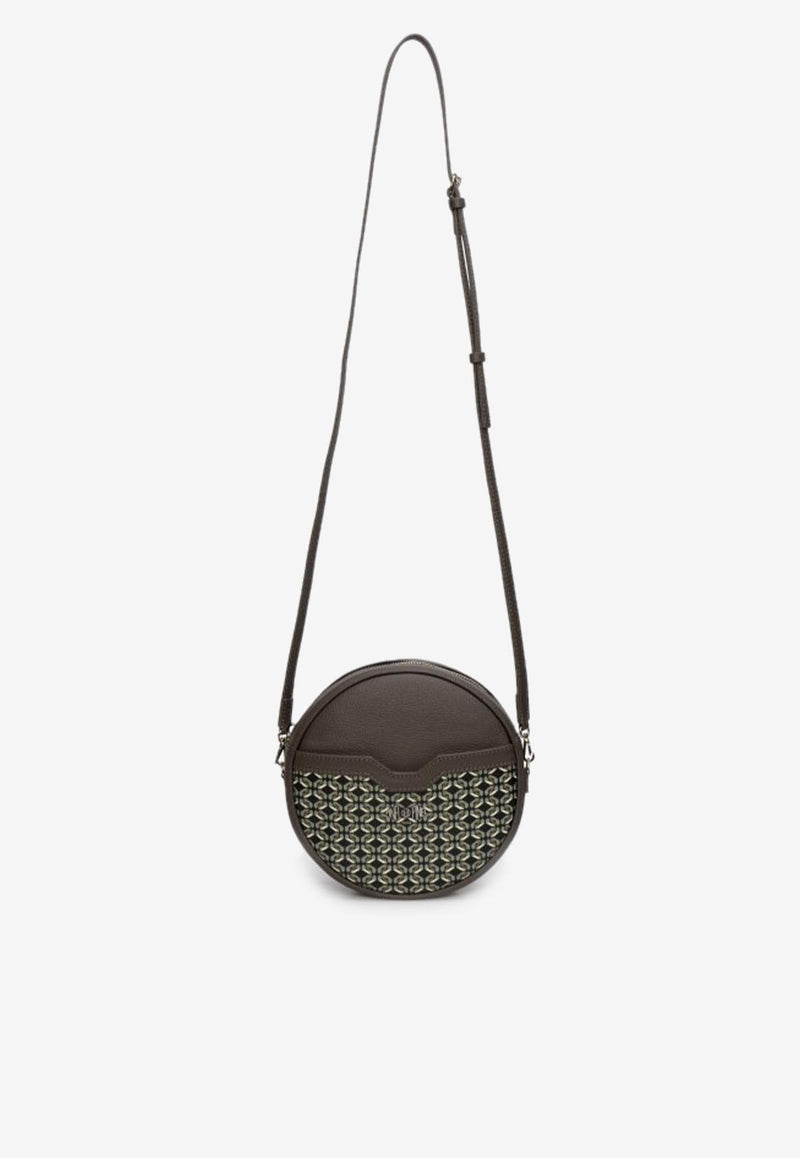 PINEL et PINEL Gloria Coated Canvas Shoulder Bag Black A-22-06533_BLACK