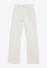 Acne Studios Logo Patch Straight-Leg Jeans White A00437DE/O_ACNE-AEG