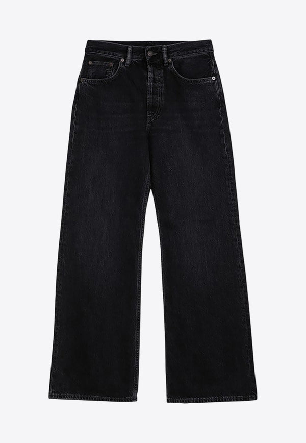 Acne Studios Basic Wide-Leg Jeans Black A00465DE/P_ACNE-900