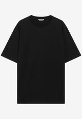 Auralee Crewneck Basic T-shirt Black A00P02GTCO/R_AURA-BLK