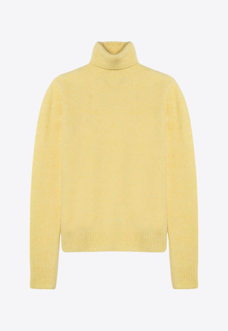 Roberto Collina Cashmere-Blend Turtleneck Sweater Yellow A01003A01/P_ROBER-43