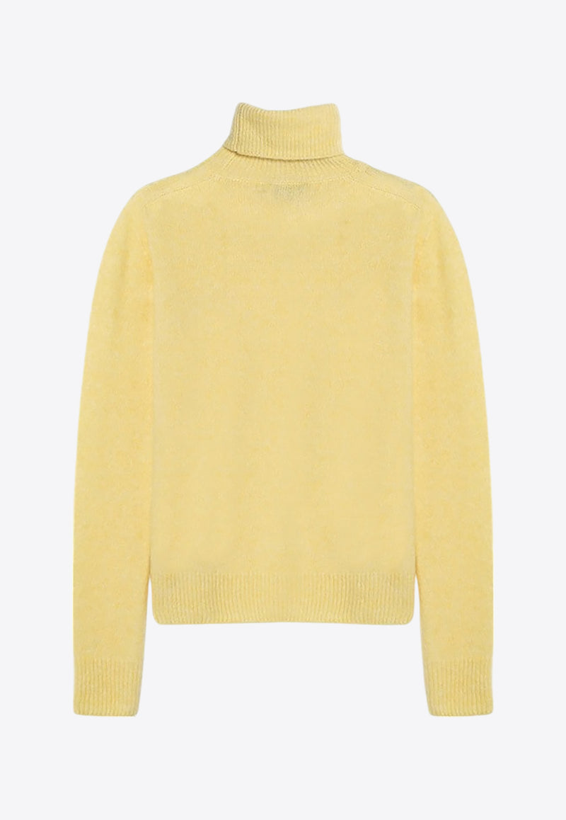 Roberto Collina Cashmere-Blend Turtleneck Sweater Yellow A01003A01/P_ROBER-43