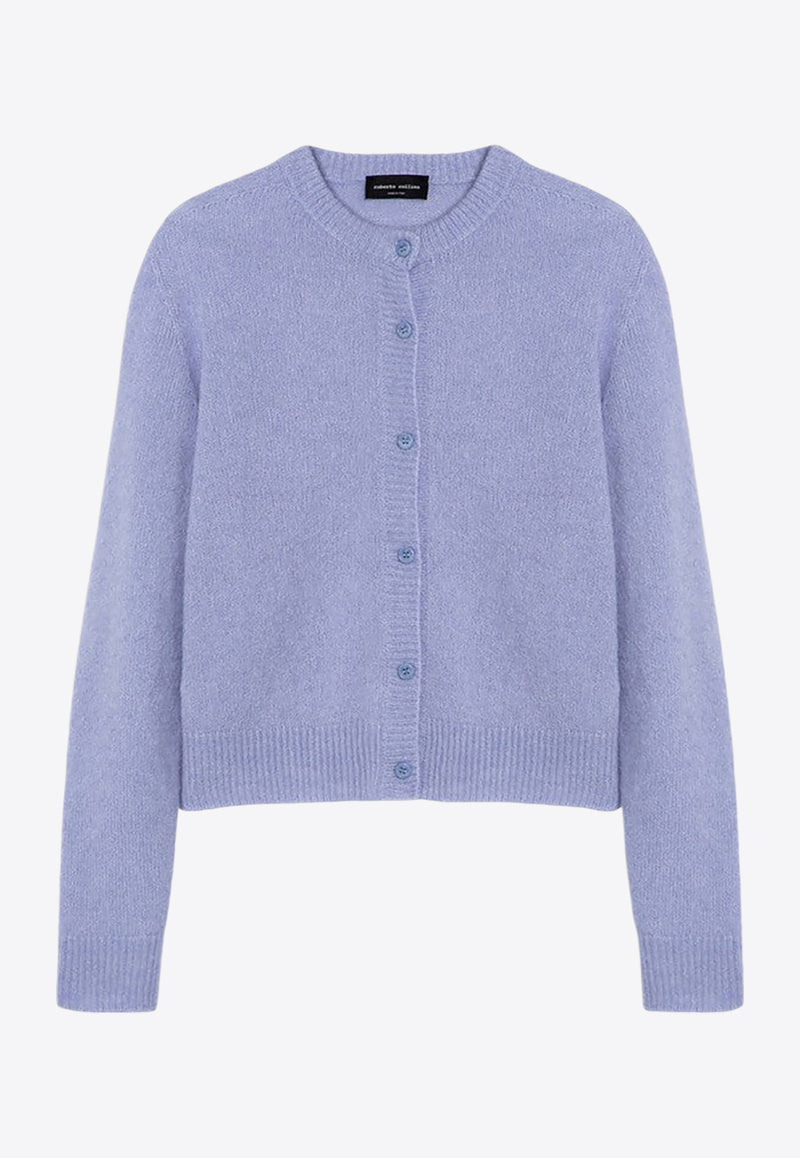 Roberto Collina Essential Cashmere-Blend Cardigan Light Blue A01020A01/P_ROBER-13