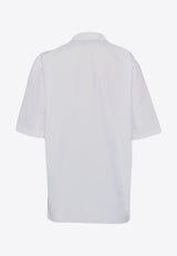 Moschino Logo Short-Sleeved Shirt A0228 2035 1001 White