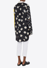 Moschino Patchwork Silk Twill Long-Sleeved Shirt Multicolor A0236 0567 1888