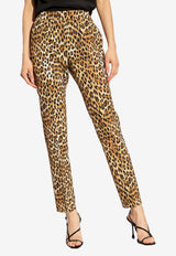 Moschino Leopard Print Pants A030155501888 1888 Multicolor