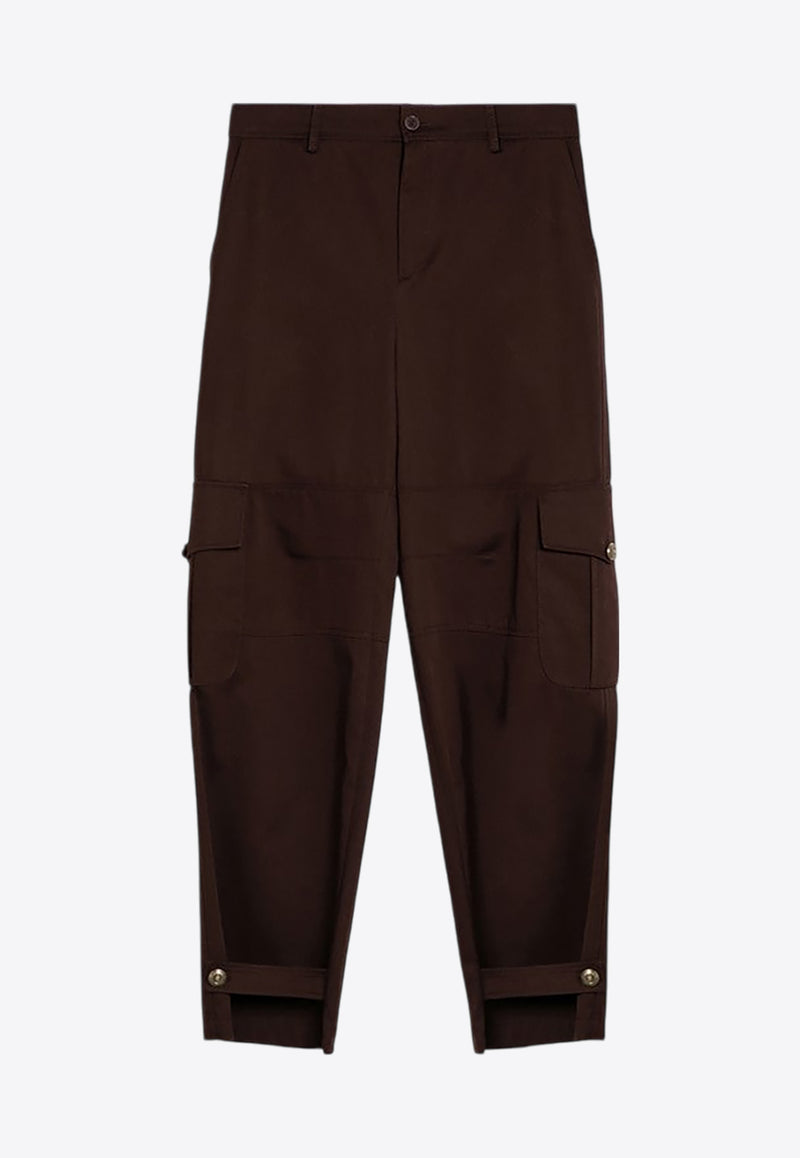 Moschino Wide Cargo Pants Brown A03075420/P_MOSCH-0102