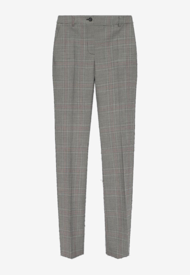 Moschino Checkered Tailored Pants Gray A0309 5546 1555