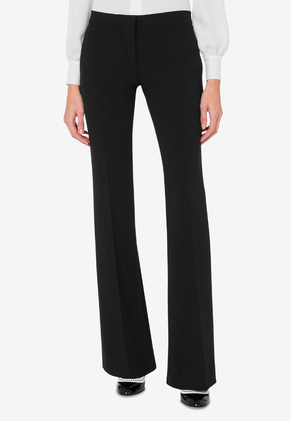 Moschino Tailored Flared Pants A031555240555 0555 Black