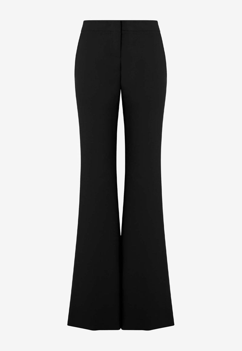 Moschino Tailored Flared Pants A031555240555 0555 Black