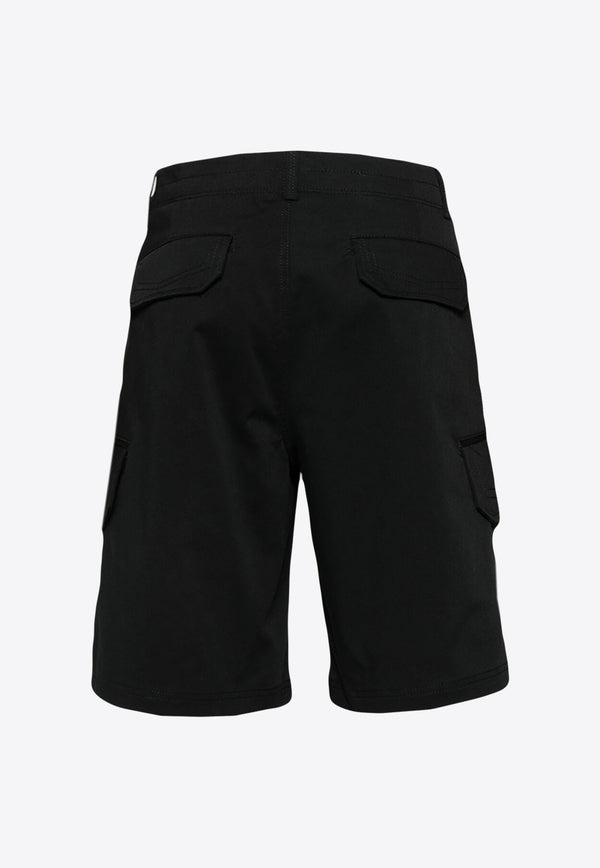 Moschino Logo Print Cargo Shorts A0351 2021 1555 Black