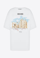 Moschino Archive Print Short-Sleeved T-shirt A0712 0541 1001 White