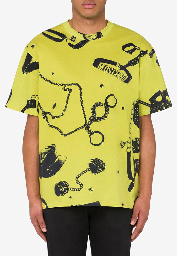 Moschino Moschino Item Short-Sleeved T-shirt Yellow A0721 7040 1031