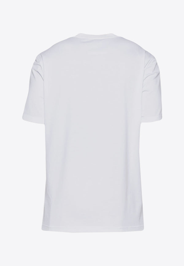 Moschino Logo-Patch Crewneck T-shirt A0725 0239 0001