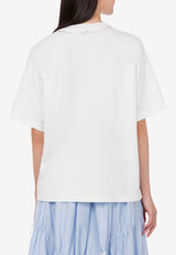Moschino Sneakers Print Crewneck T-shirt White A0725 541 1001