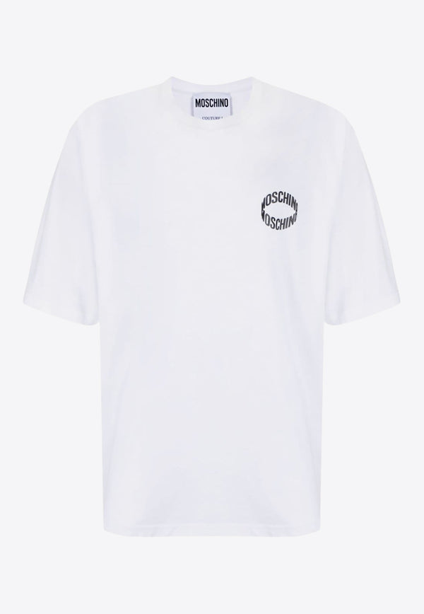 Moschino Loop Logo T-shirt White A0726 0241 1001