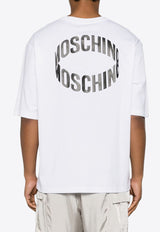 Moschino Loop Logo T-shirt White A0726 0241 1001