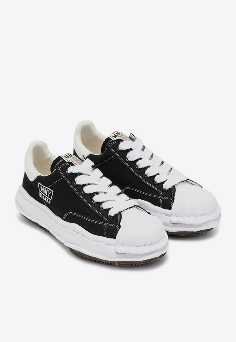 Maison MIHARA YASUHIRO Blakey Canvas Low-Top Sneakers Black A08FW735CO/P_MIHAR-BLK