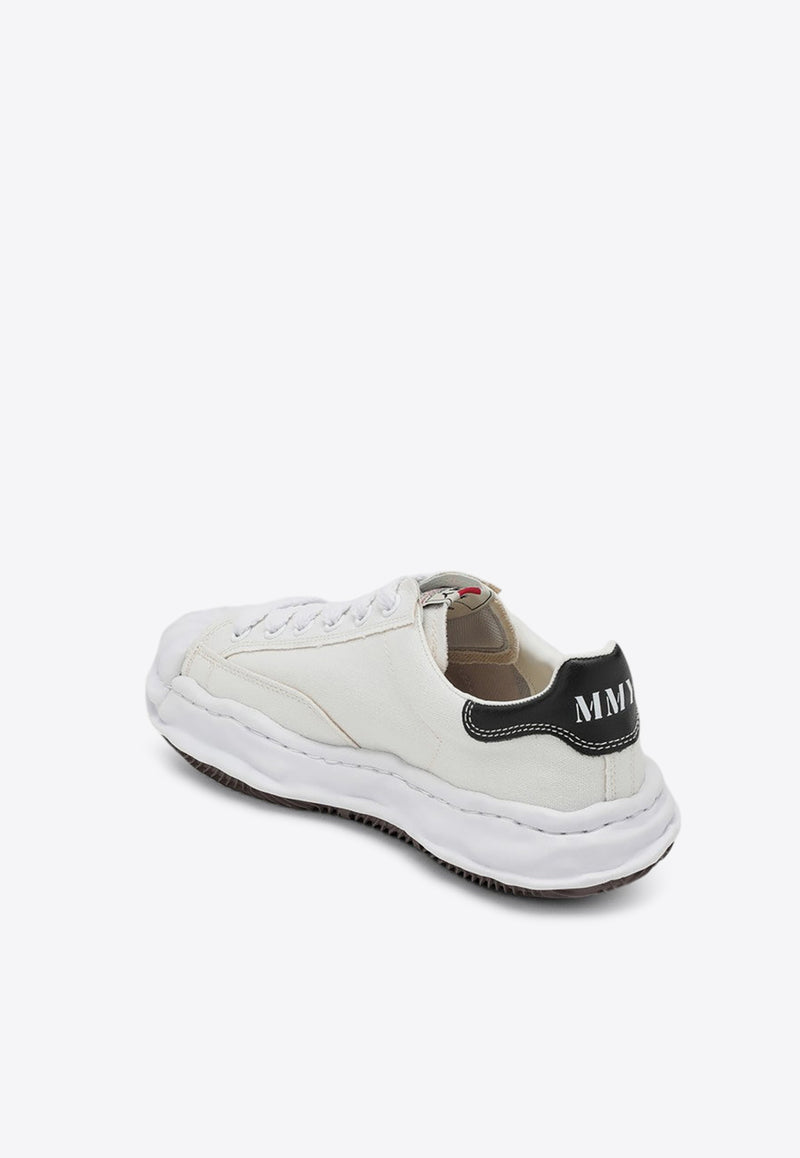 Maison MIHARA YASUHIRO Blakey Canvas Low-Top Sneakers White A08FW735CO/P_MIHAR-WHT