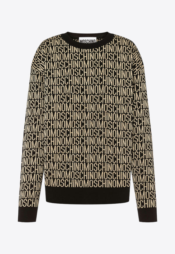Moschino All-Over Logo Sweater A0906 2700 1606 Multicolor