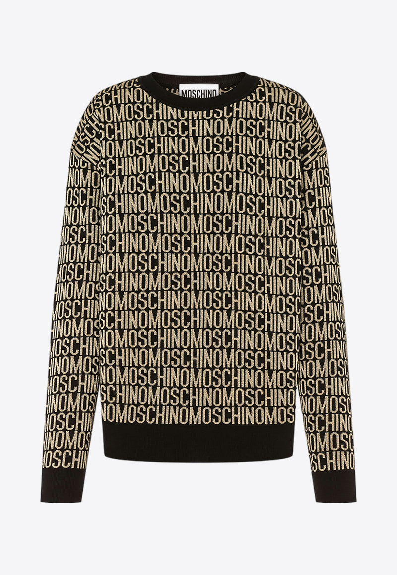 Moschino All-Over Logo Sweater A0906 2700 1606 Multicolor