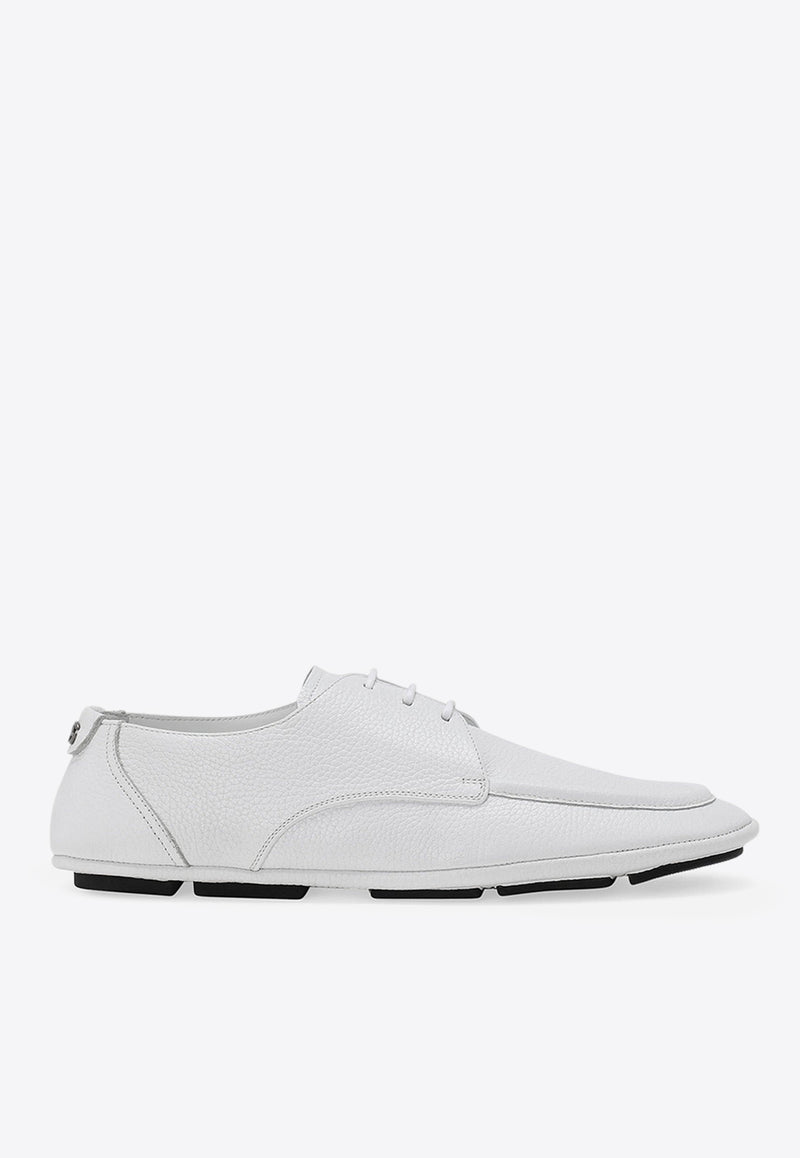 Dolce & Gabbana DG Logo Derby Shoes White A10822 A8034 87163