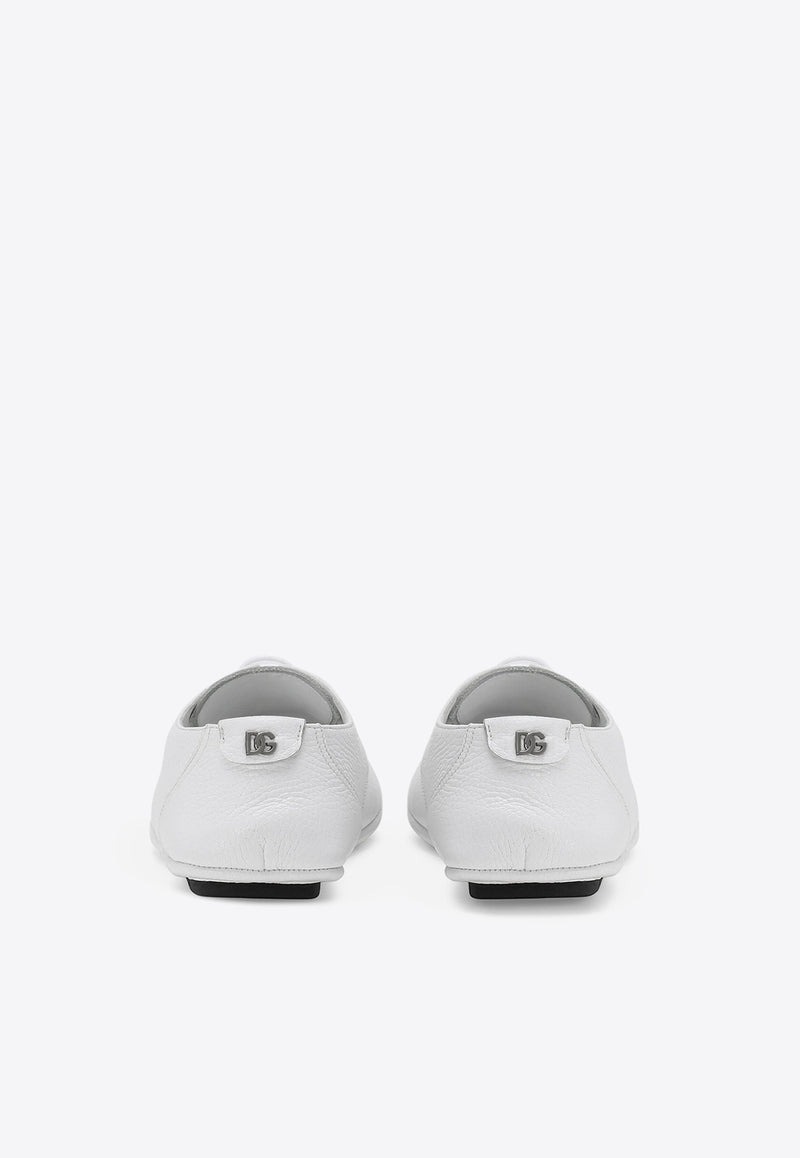 Dolce & Gabbana DG Logo Derby Shoes White A10822 A8034 87163