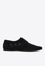 Dolce & Gabbana Woven Derby Shoes Black A10863A9L64/Q_DOLCE-80999