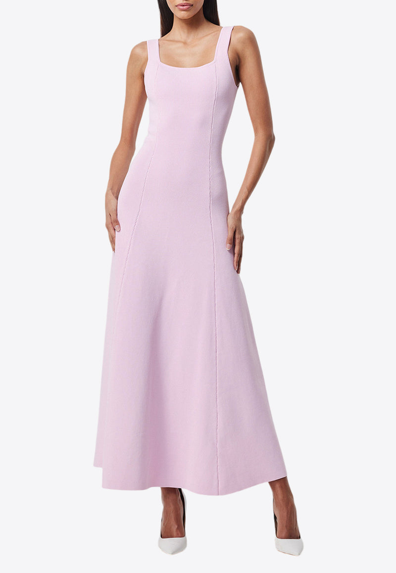 Mossman Monaco Crepe Sleeveless Maxi Dress Pink A1108PINK