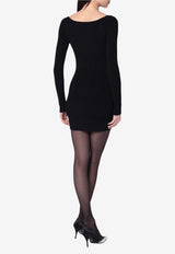 Diesel M-Vera Fitted Mini Dress  Black A141880DLAX/R_DIESE-9XX